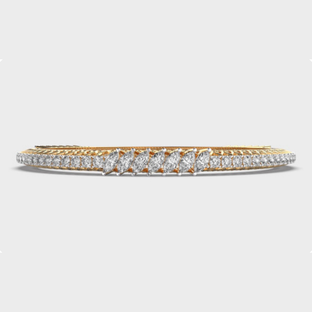 Marquise Diamond Tennis Bracelet