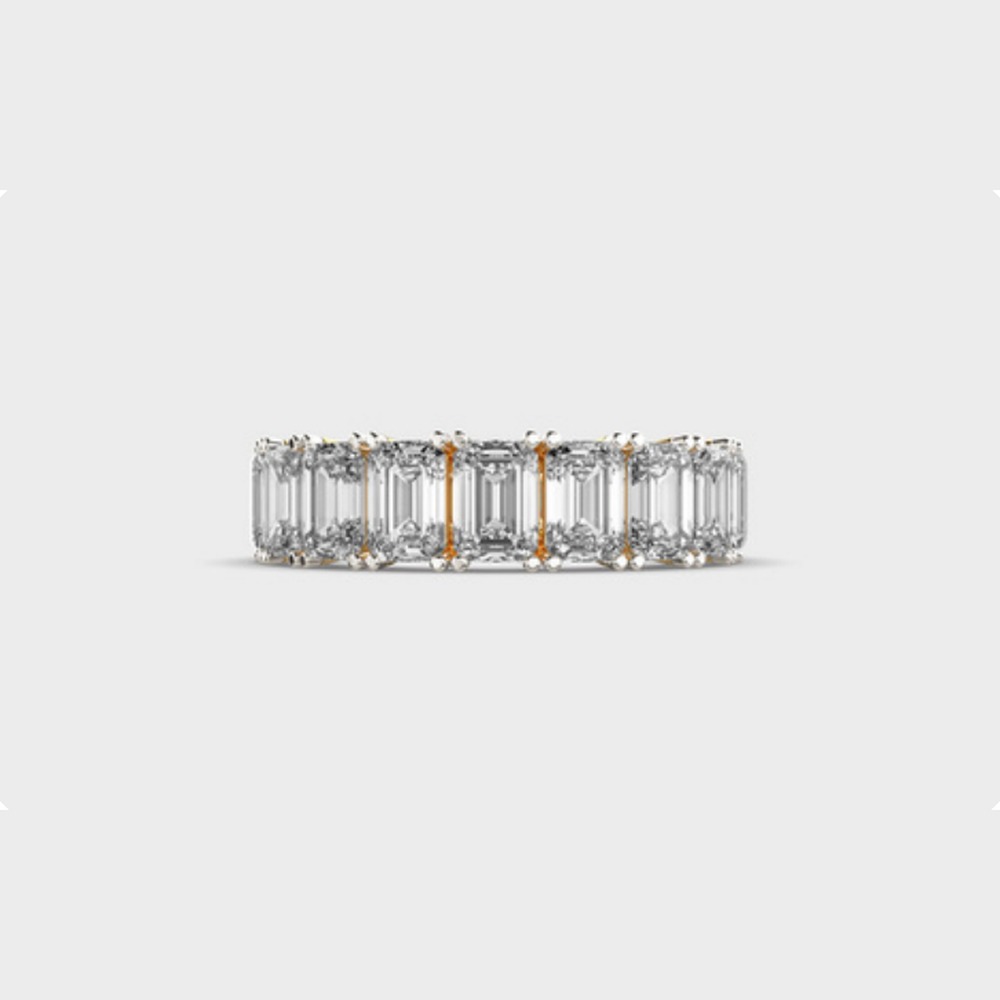 Emerald Cut Eternity Diamond Ring
