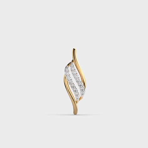 Wave Diamond Pendant