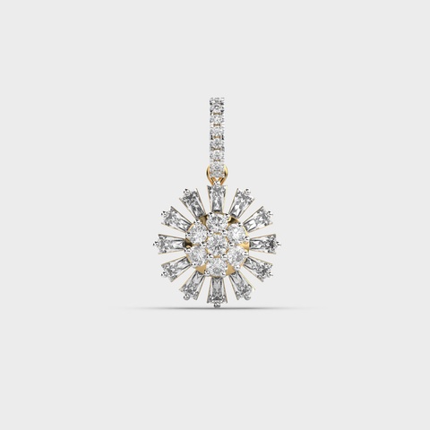 Starburst Diamond Pendant