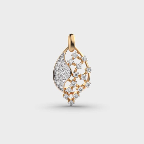 Leaf Diamond Pendant