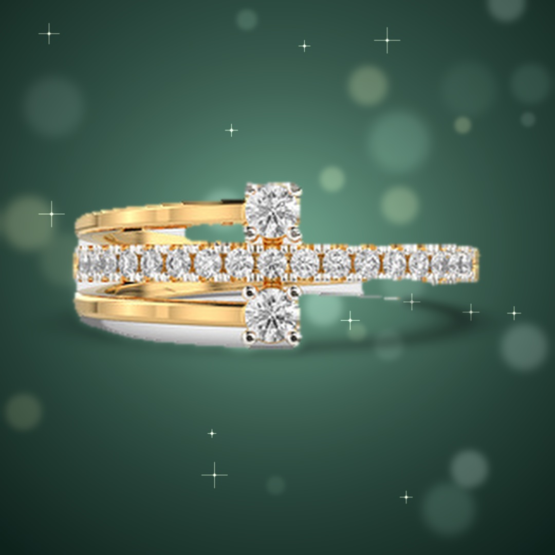 Solitaire Bar Diamond Ring thumbnail